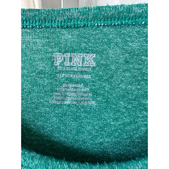 Victoria's Secret PINK Christmas Novelty Too Cute For Ugly Sweaters Top S - Picture 6 of 6